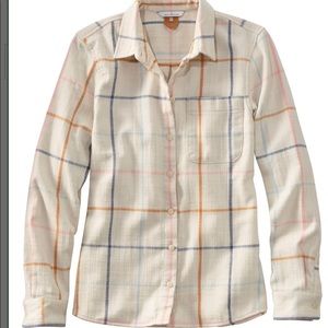 L.L. Bean Signature Heritage Textured Flannel Shirt, Plaid